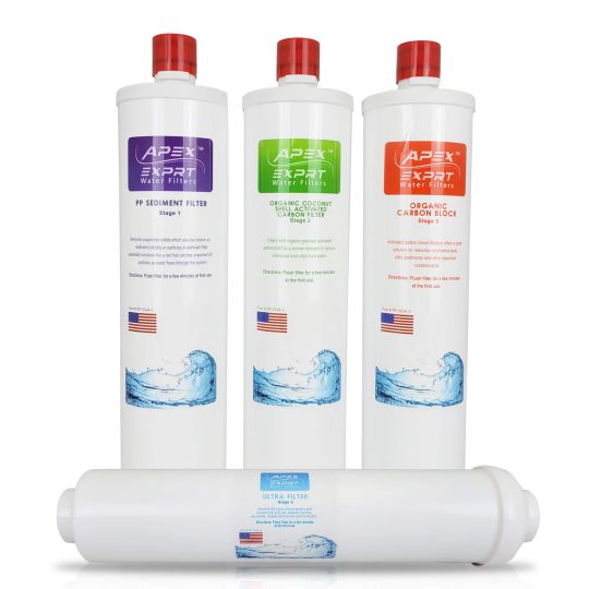 APEX EXPRT Replacement Filter Set For MR-2034 (Pack of 4)